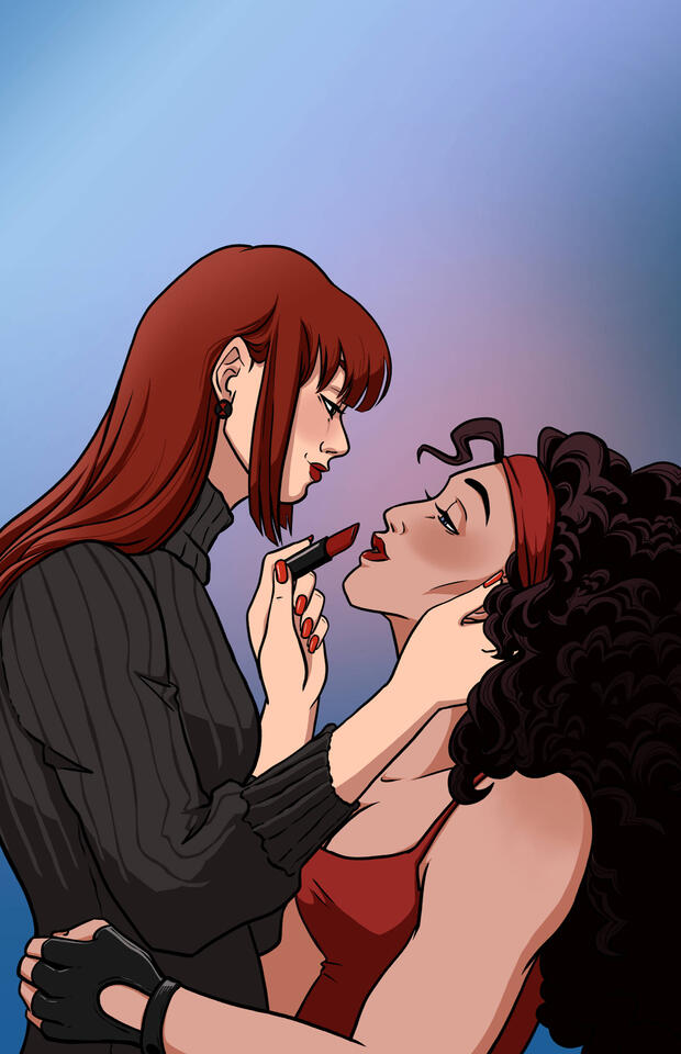 Inked & colored digitally. Commissioned by a private client.